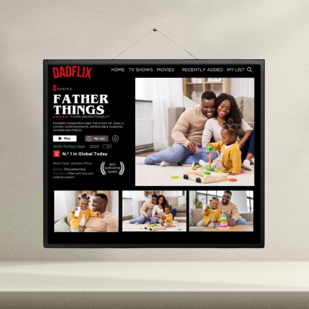 Dadflix Photo Frame
