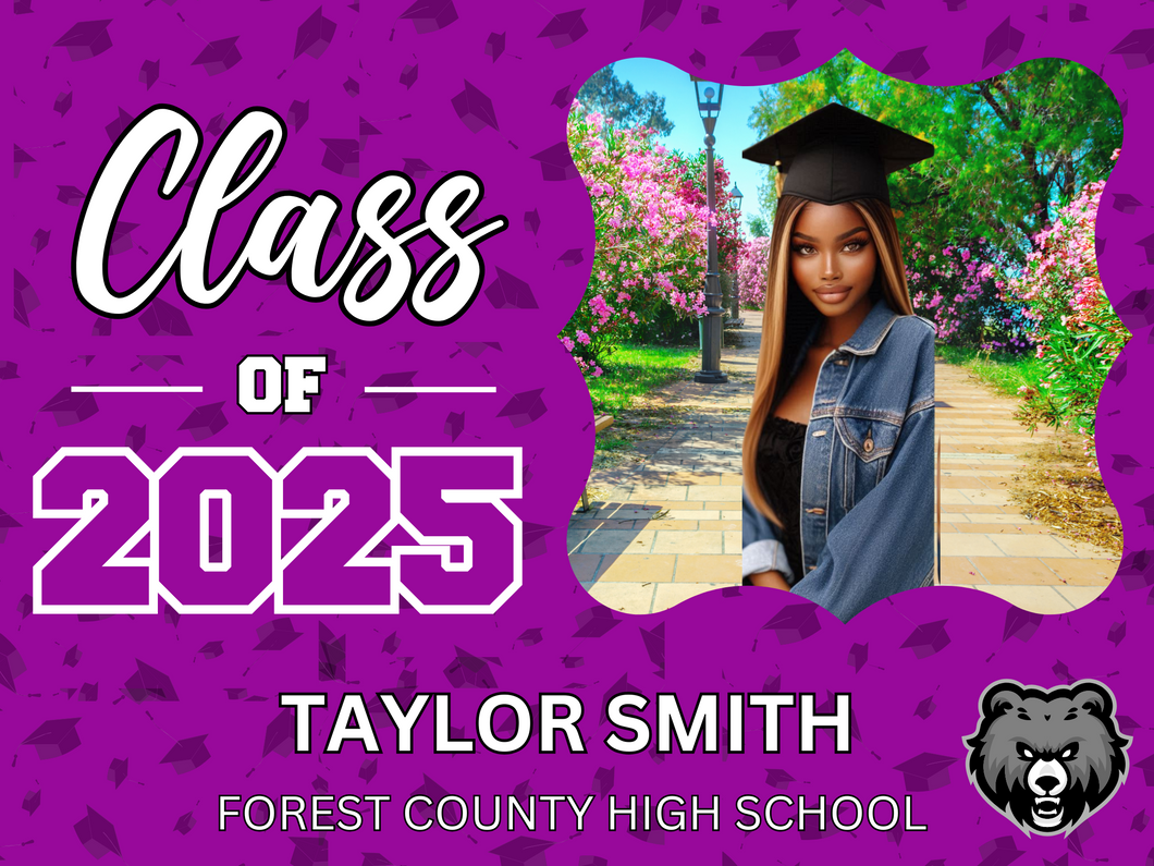 Graduation Yard Sign